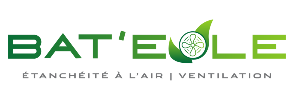 Logo BAT'EOLE Test d étanchéité à l air, DPE, Conformité RT2012